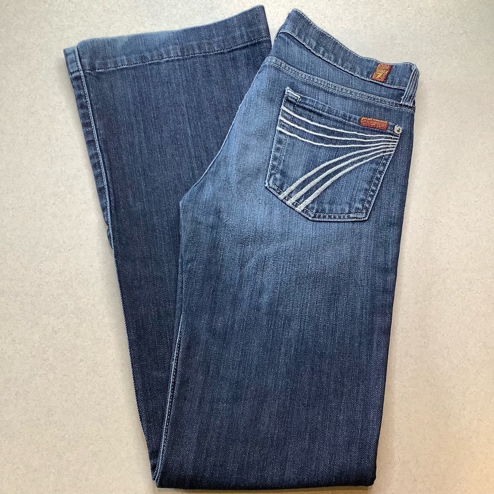 7 For All Mankind Jeans 28X33.5 Dojo New York Dark